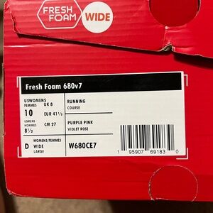 New Balance Fresh Foam 680v7 Running Shoes - Purple Pink